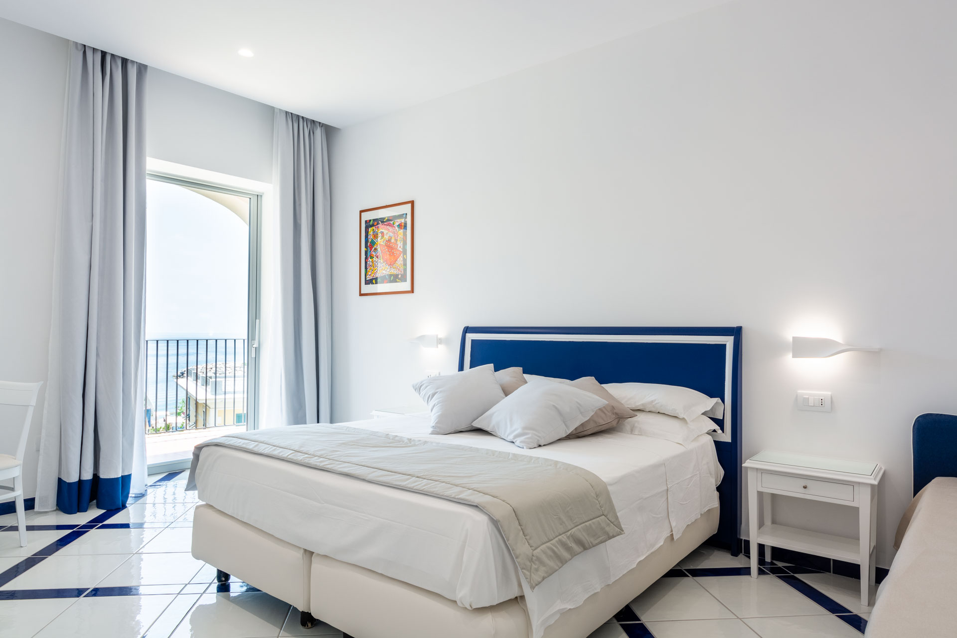 Hotel San Francesco - Maiori - Amalfi coast - Camera Deluxe con balcone vista mare - 2022